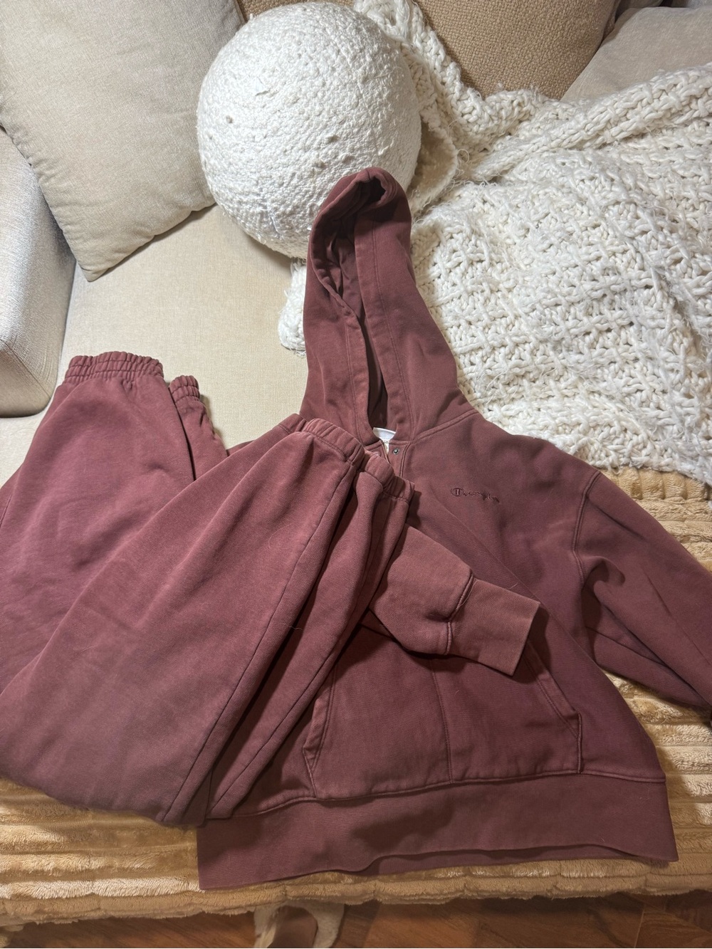 Champion hoodie set